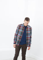 Boutons Riccardo en Plaid Multi