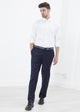 Pantalon Sinclair à rayures bleu marine