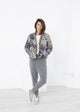 Deione Coat in Graphite Floral