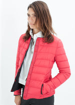 Veste réversible Camelia en noir / rouge