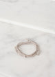 Bracelet 85 in Grey Silk/Silver