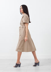 Rolled Sleeve Trenchcoat