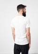 Comfort Tee in White Wool Blend